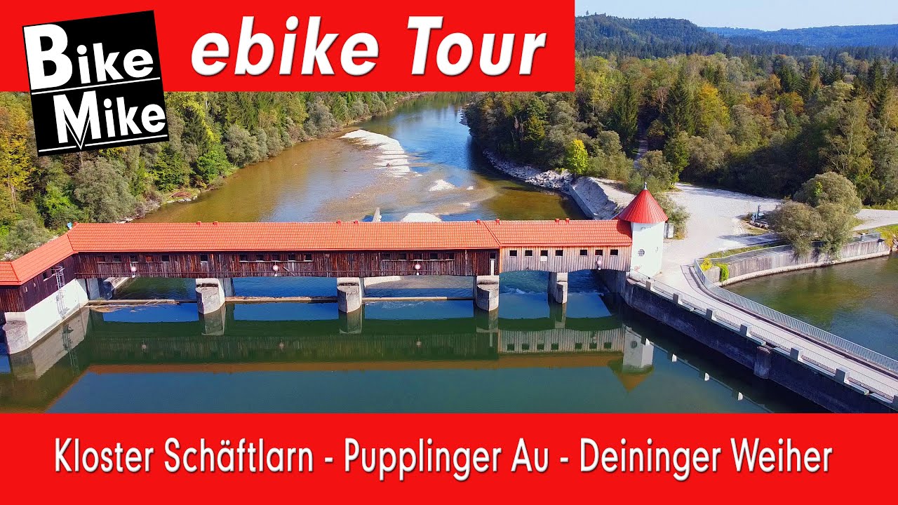 Tolle ebike Tour durch die Pupplinger Au |  Vom Kl. Sch&auml;ftlarn die Isar entlang zum Deininger Weiher