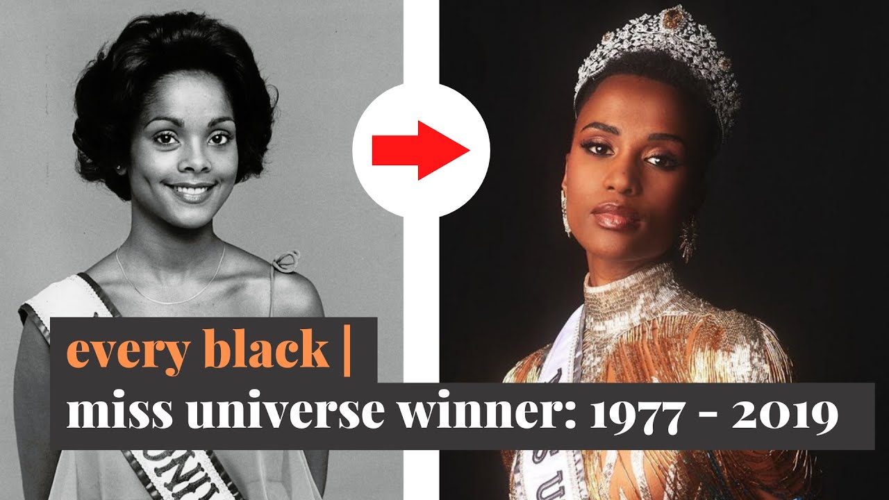 Every Black Miss Universe Winner - Crowning Moments | 1977 - 2019 | Black is Beautiful