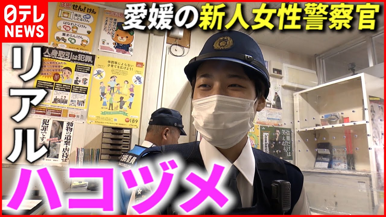 【新人女性警察官】市民を守る！”ハコヅメ”交番勤務に密着　愛媛　NNNセレクション