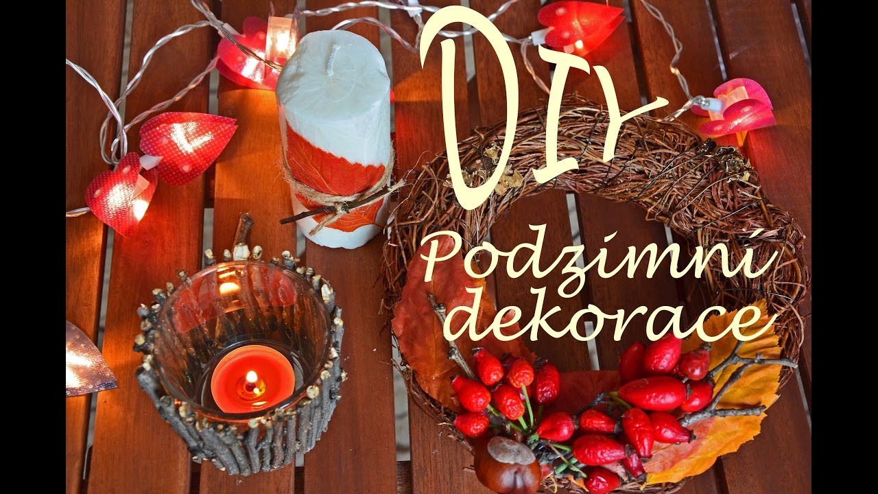 DIY Podzimní dekorace