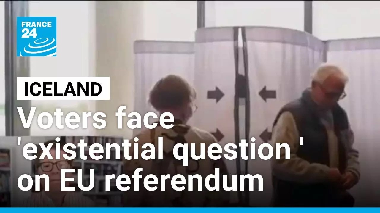 Referendum on EU membership: An &lsquo;existential question&rsquo; for Icelanders &bull; FRANCE 24 English