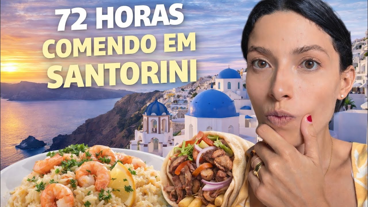 O Que Comer em Santorini: 72 Horas Provando a Comida da Grécia