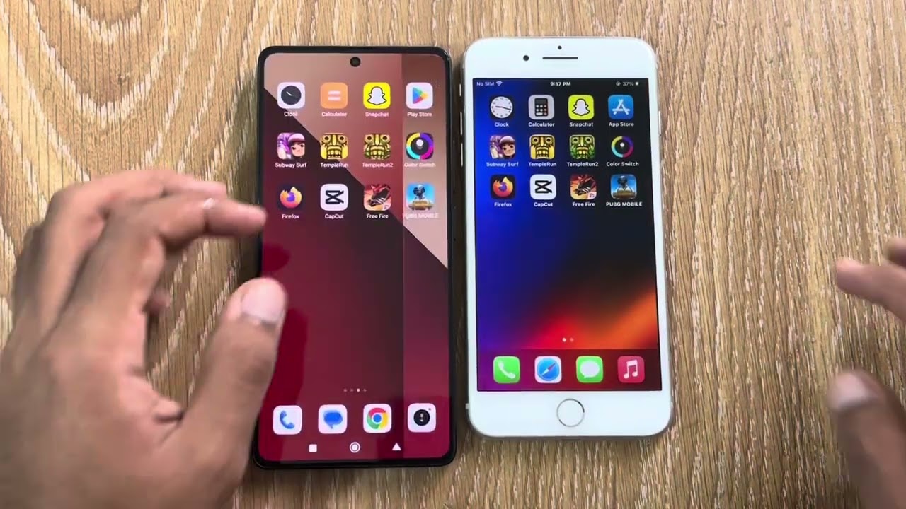REDMI NOTE 13 PRO VS IPHONE 8 PLUS - SPEED TEST!!