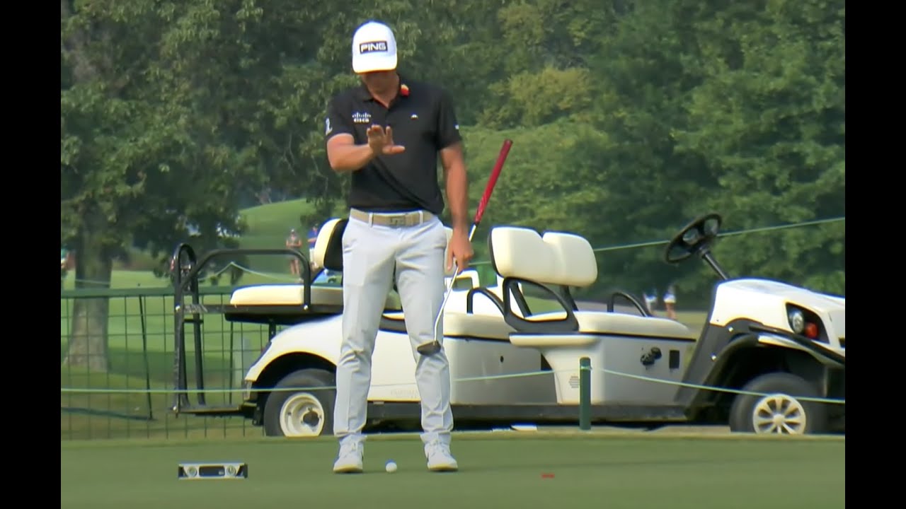 Viktor Hovland / Pre-Round AimPoint Green-Reading Putting Routine (2021)