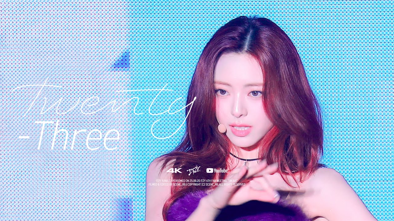 [4K] 250920 있지 유나 _ Twenty-three (스물셋) ITZY YUNA focus FAN CAM @  ITZY The 4th Fan Meeting “ON AIR”