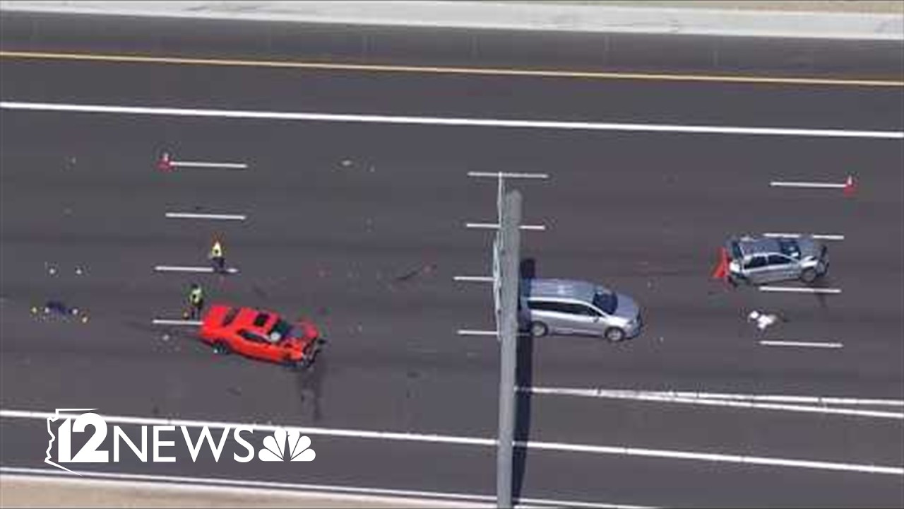 Four-year-old boy killed in three-car crash on Valley freeway