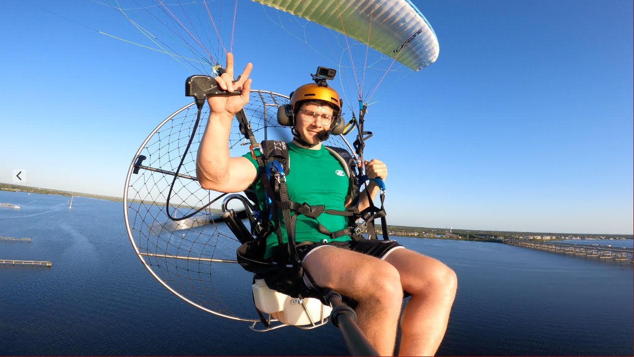 Flying The New MV1 Paramotor!