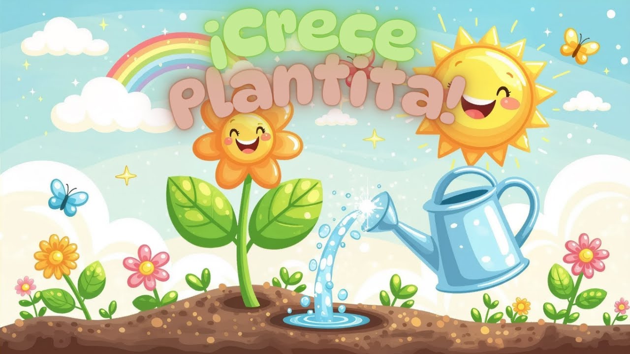 Canci&oacute;n Infantil sobre las Plantas &ndash; &iexcl;Crece, Crece, Plantita Ya!
