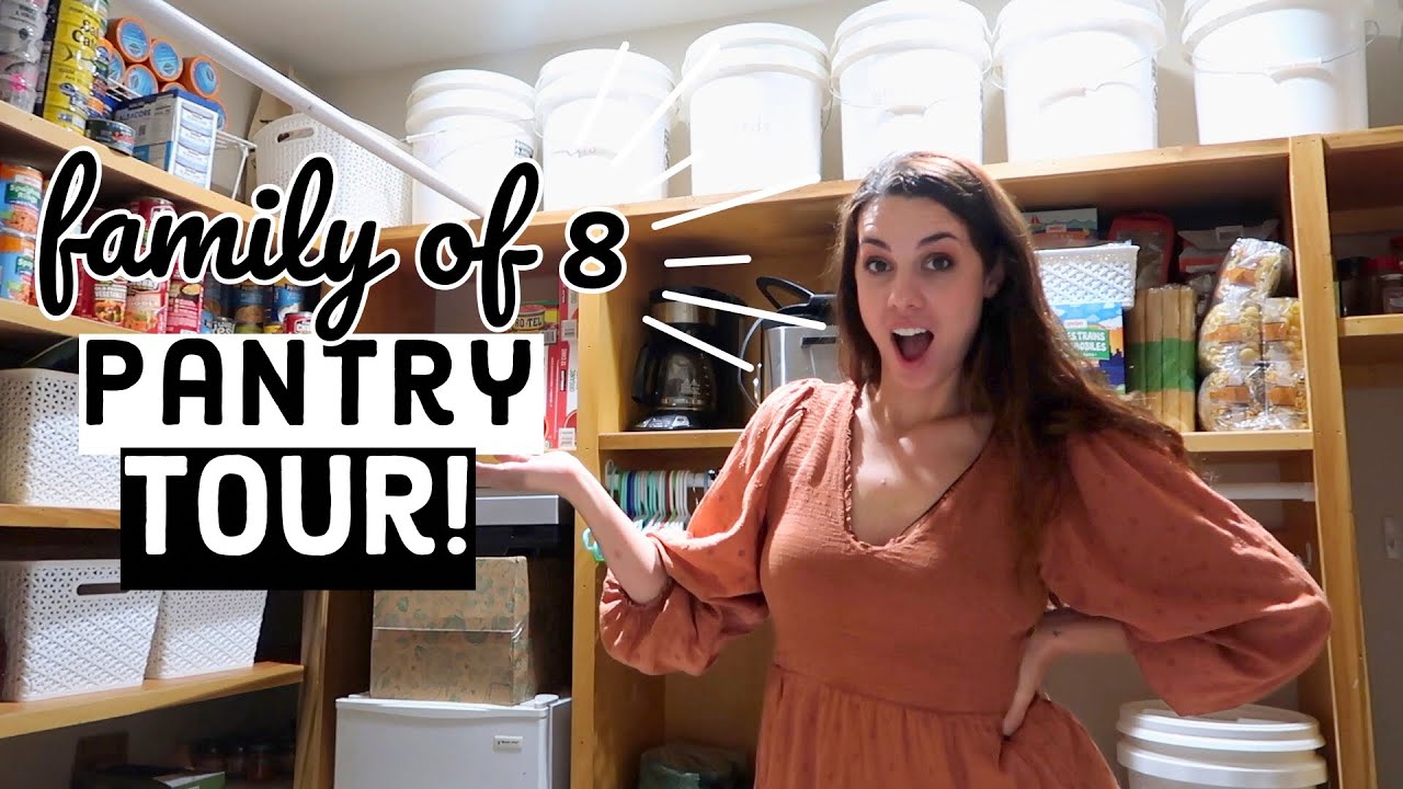 MASSIVE PANTRY RESTOCK & Pantry Tour! Large Family LONG TERM STORAGE