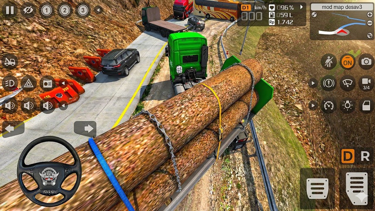Faw JH6 Trailer Offroad Blusukan | BUSSID 3D Gameplay