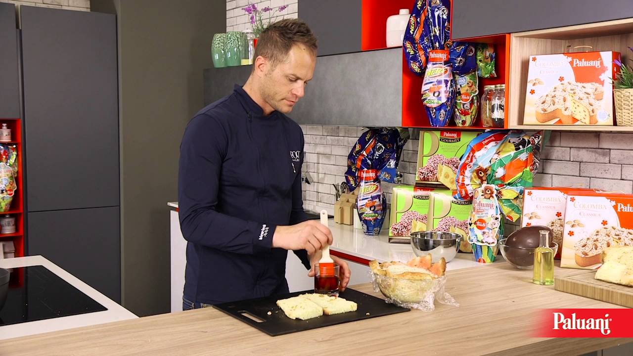 Simone Rugiati presenta: lo Zuccotto con Colomba e Uovo di Pasqua