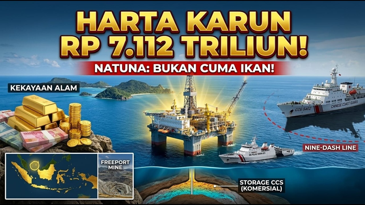 TERBONGKAR! NATUNA BUKAN CUMA IKAN! Inilah Rahasia Harta Karun Rp 7.112 Triliun yang Diincar Dunia