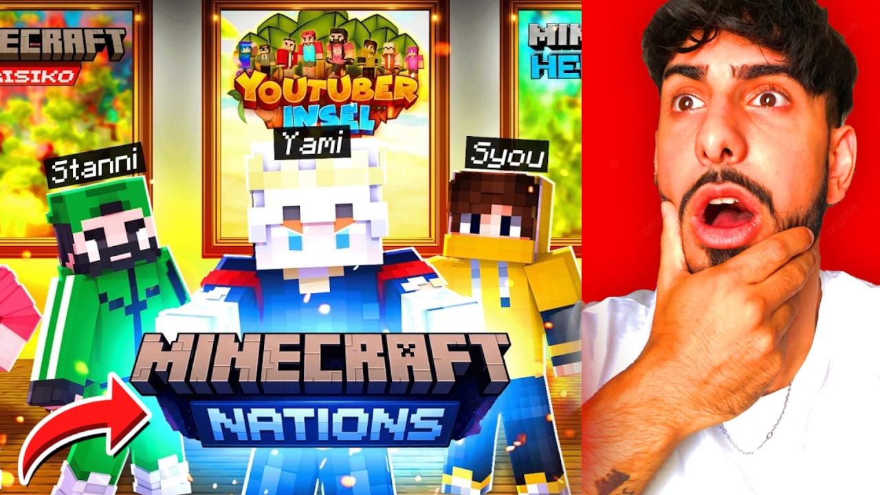 MEINE ERSTE FOLGE zu MINECRAFT NATIONS!!