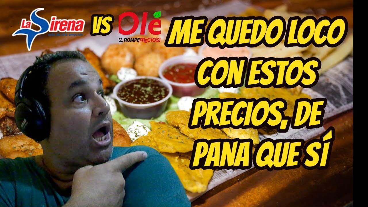 LA SIRENA vs OLÉ: ASÍ SON LOS SUPERMERCADOS EN REPÚBLICA DOMINICANA - CHICHARRON DE VILLA MELLA