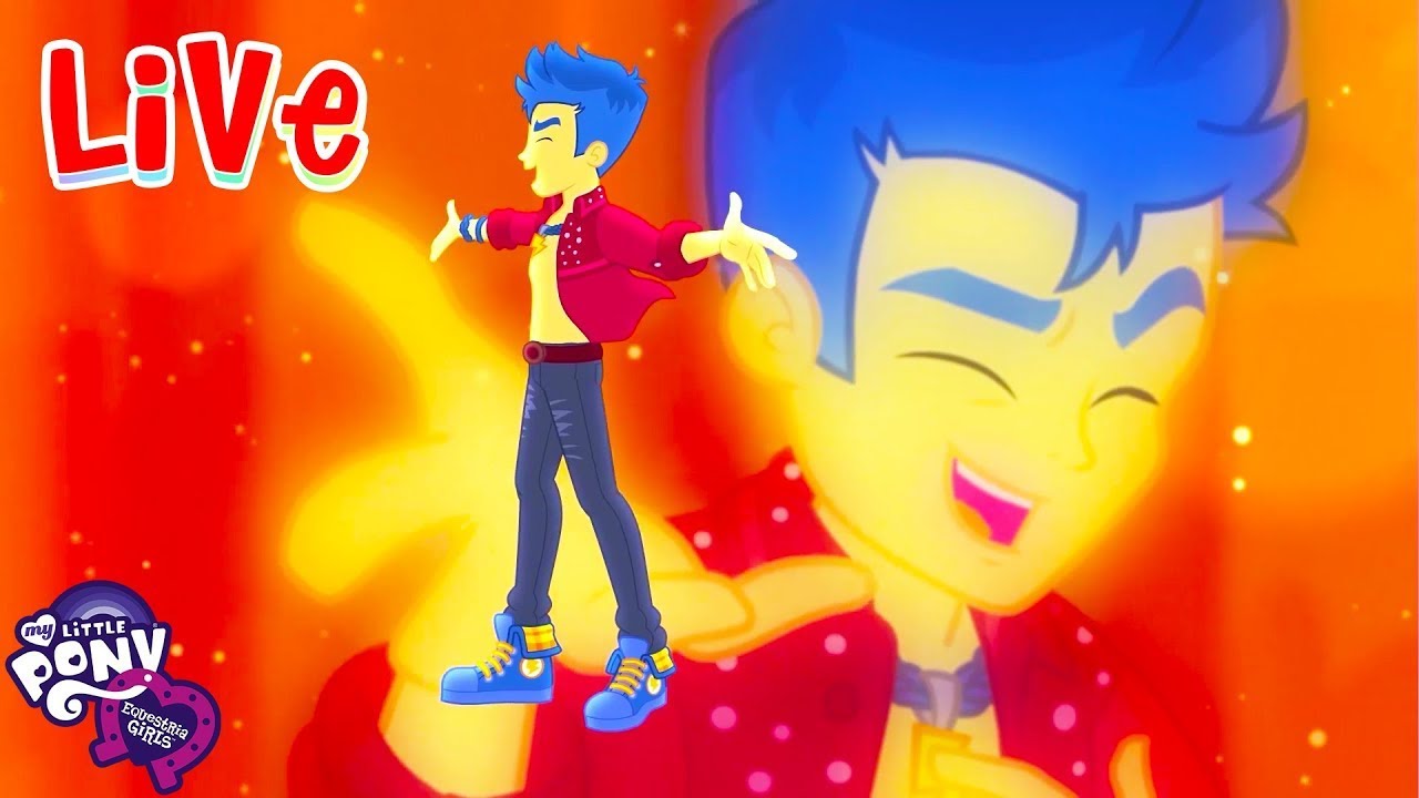 🔴 Equestria Girls LIVE 🔮 BEST SONGS 🌈 Under our Spell, Cafeteria Song + more songs! 🎶💜 MLP EG