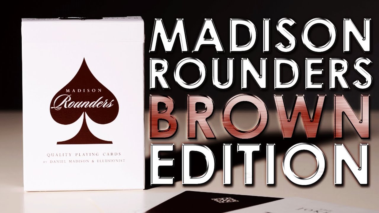 Deck Review - Madison Rounder's Brown Edition Playing Cards