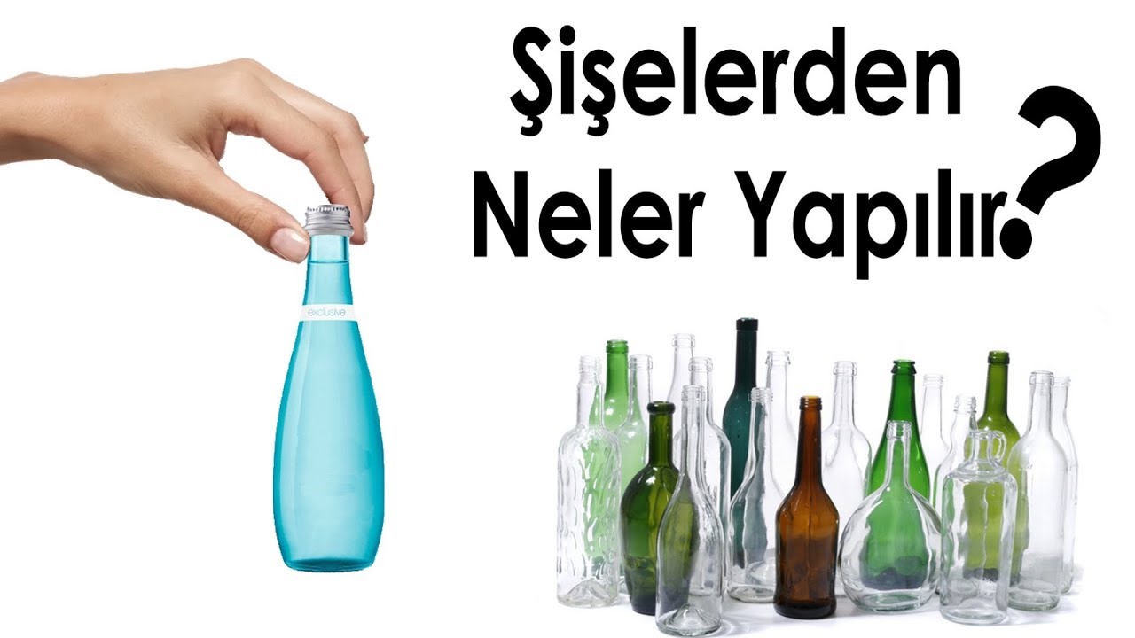 Cam Şişelerden Neler Yapılır | Atma Dönüştür | Turn Glass Bottle into Cool Things | DIY