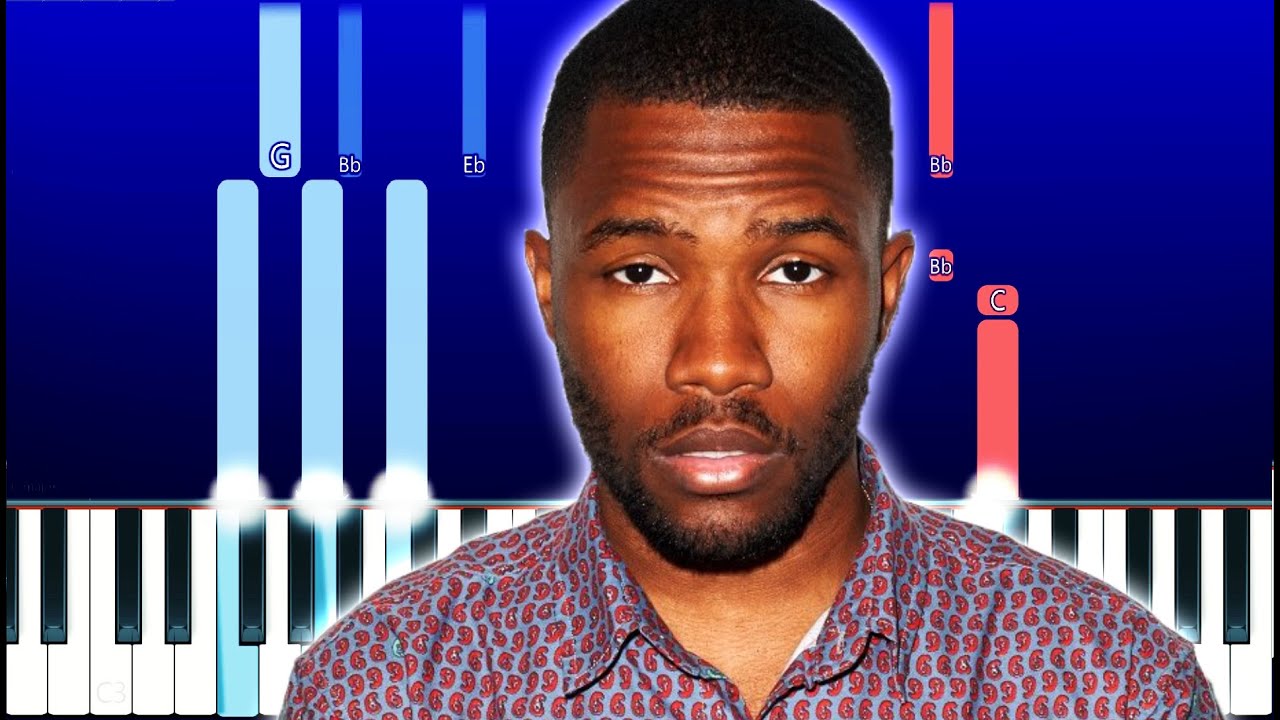 Frank Ocean - Chanel (Piano Tutorial)