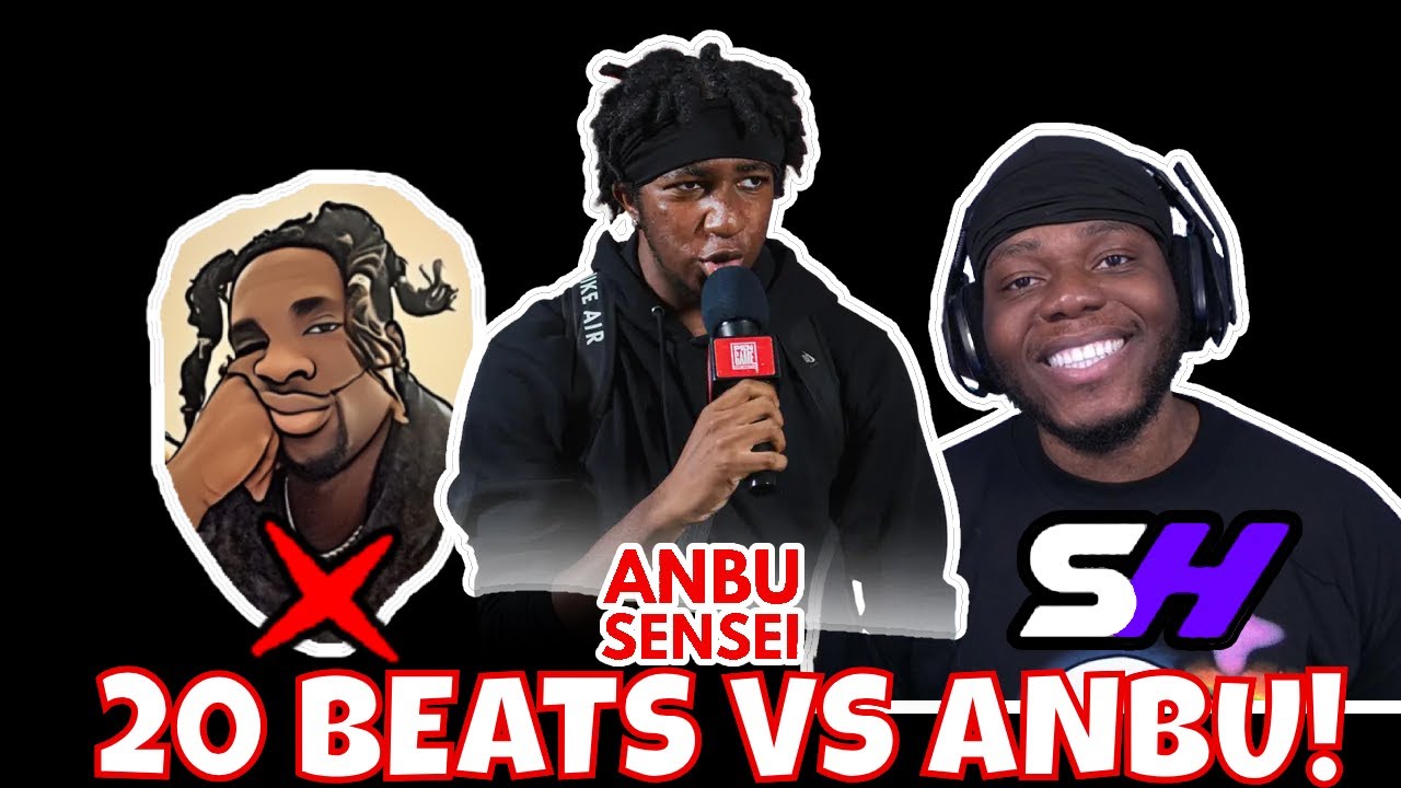 ANBU SENSEII 20 MINUTE FREESTYLE! (20 Beats vs 1 Rapper) HE SMASHED IT WITH SAMHAM!! @Anbusenseii