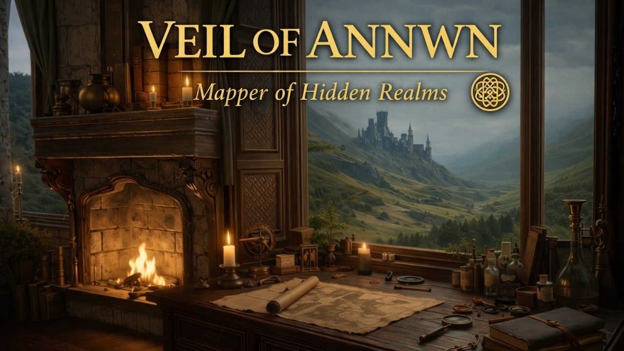 Veil of Annwn | Mapper of the Realms | Medieval Celtic Music for Study & Focus