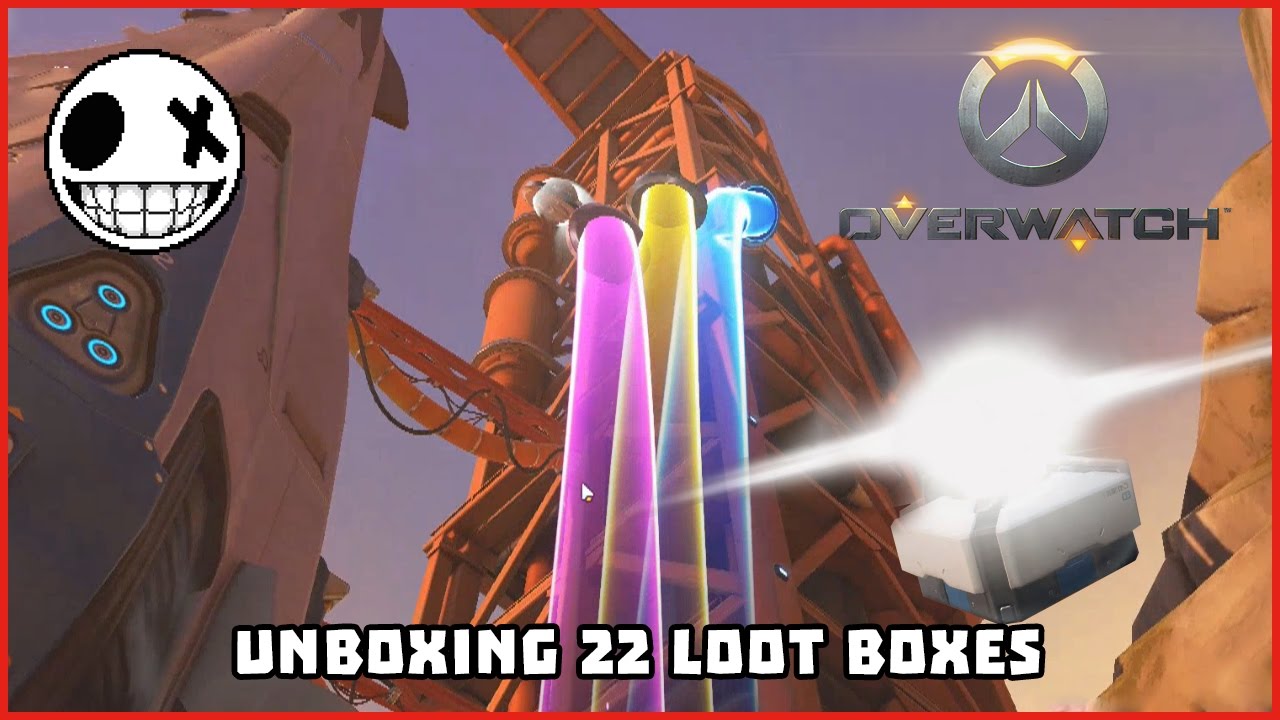 Overwatch - Unboxing на 22 Loot Boxes с Габи #3