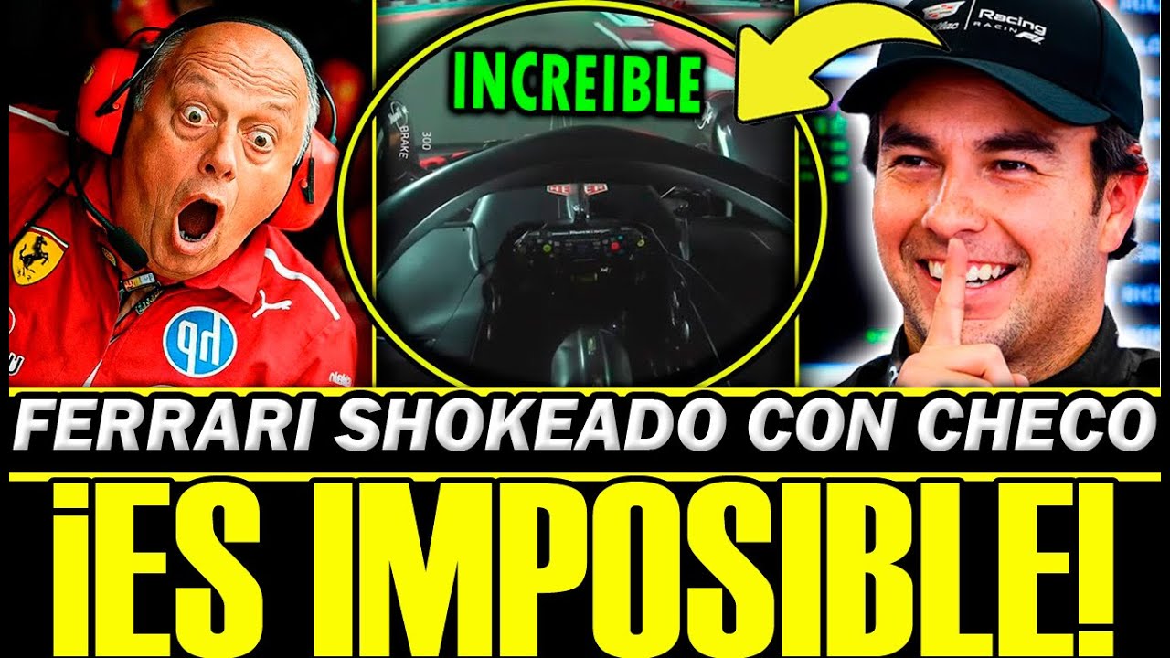 🔥 ¡FERRARI en SHOCK! CHECO PÉREZ DESTRUYE los DATOS de CADILLAC y NADIE lo ENTIENDE! 🔥
