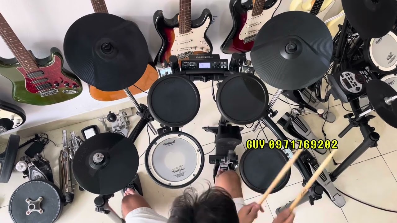 Bán bộ trống Roland TD4K làm full sound tiếng show giá siêu tốt#drums #trending #drummer