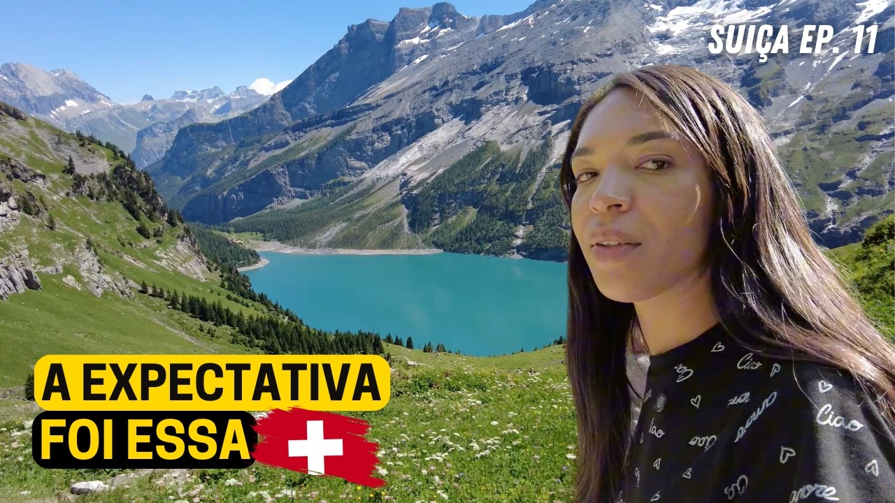ANDAMOS 3 HORAS PARA CHEGAR NO LUGAR MAIS BONITO DA SUIÇA