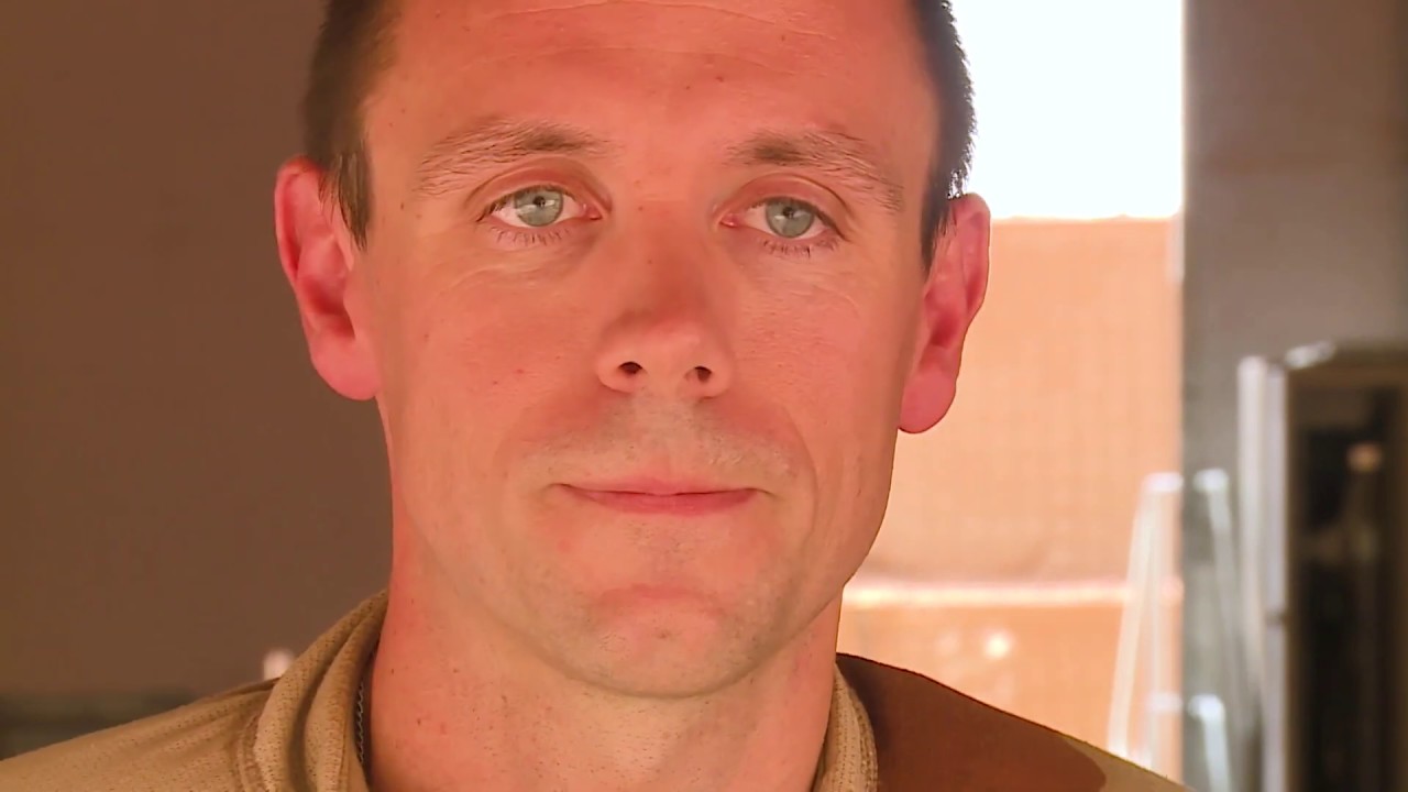 [Barkhane] Rencontre avec l'ingénieur militaire d'infrastructure Jonathan, sur la base de Gao.
