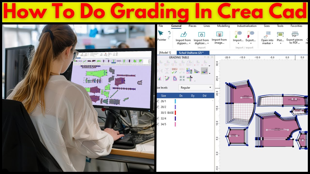 How to Do Grading in CREA CAD | Complete Step-by-Step Tutorial (2025) | #cadtutorials #caddesign