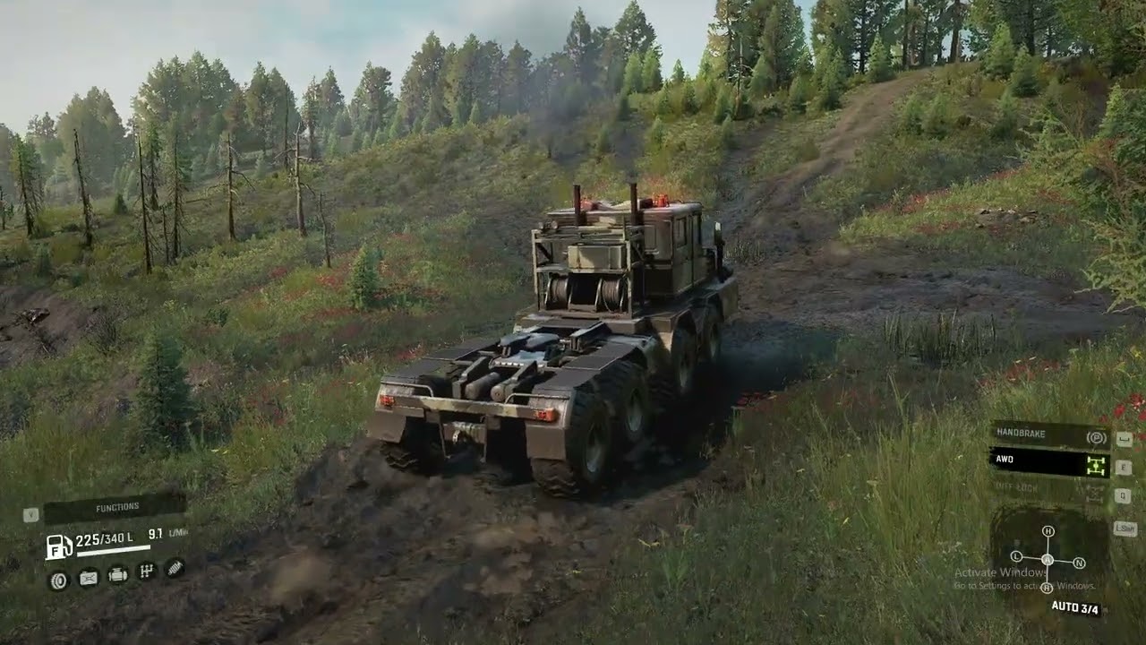 Camionul asta e tank SnowRunner