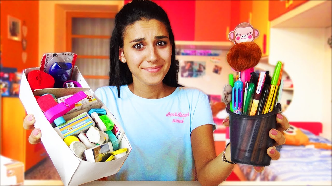 BACK TO SCHOOL: DECLUTTERING CANCELLERIA!!! - Tina Official Channel