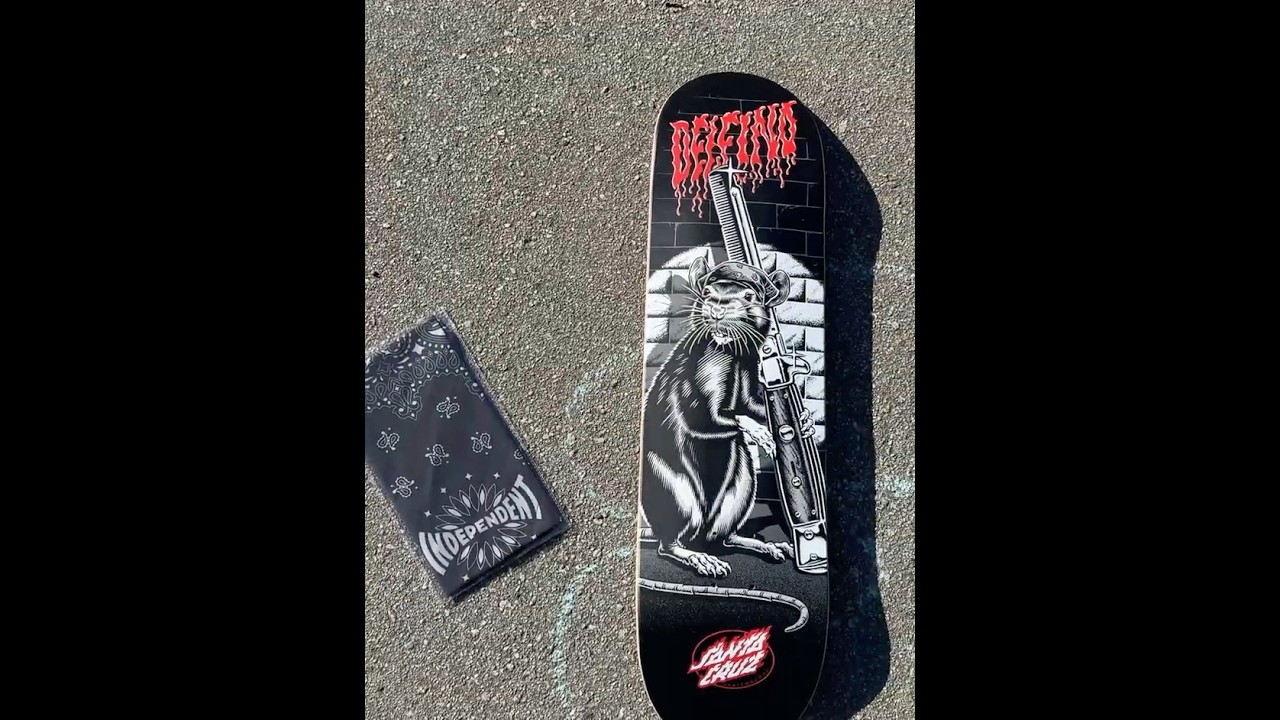 Fabiana Delfino Skate Rat Deck and Hollow Stage 11's @SantaCruzSkateboards @IndependentTrucks