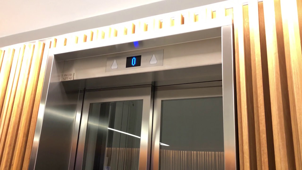 2015 KONE MonoSpace Traction Elevators At The Mall Of Scandinavia Zone A In Solna, Sweden