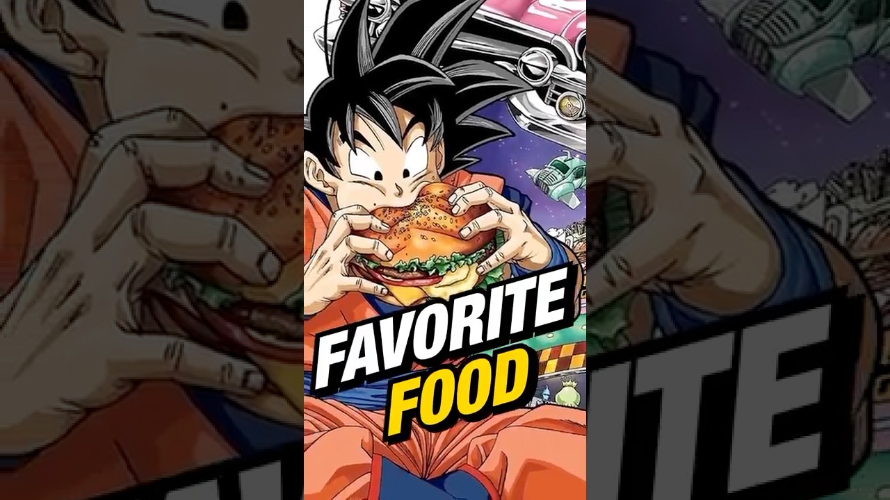 Every Character&rsquo;s Favorite Food in Dragon Ball #goku #dragonball #dragonballz