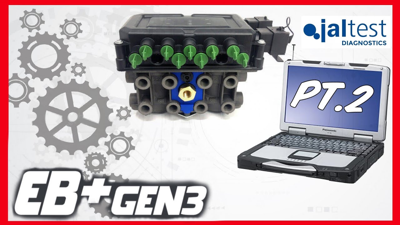 HALDEX TRAILER ECU VALVE JALTEST DIAGNOSTIC end of line testing part.2
