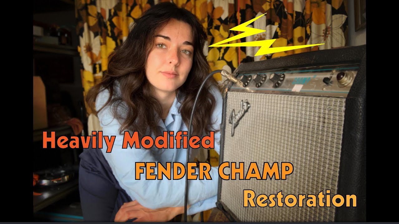 Fender Champ 1975 года | Реставрация и модернизация корпуса | The Electric Lady