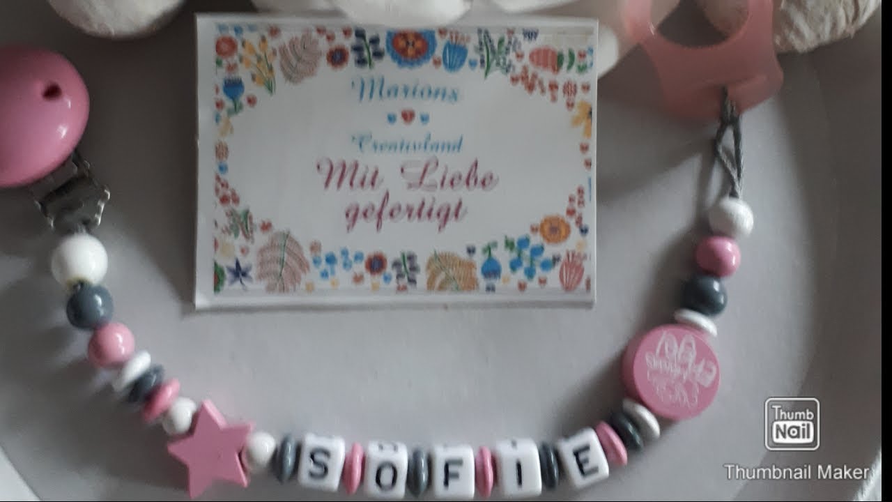 🍼🍼🍼Schnullerketten Herstellung🍼🍼🍼