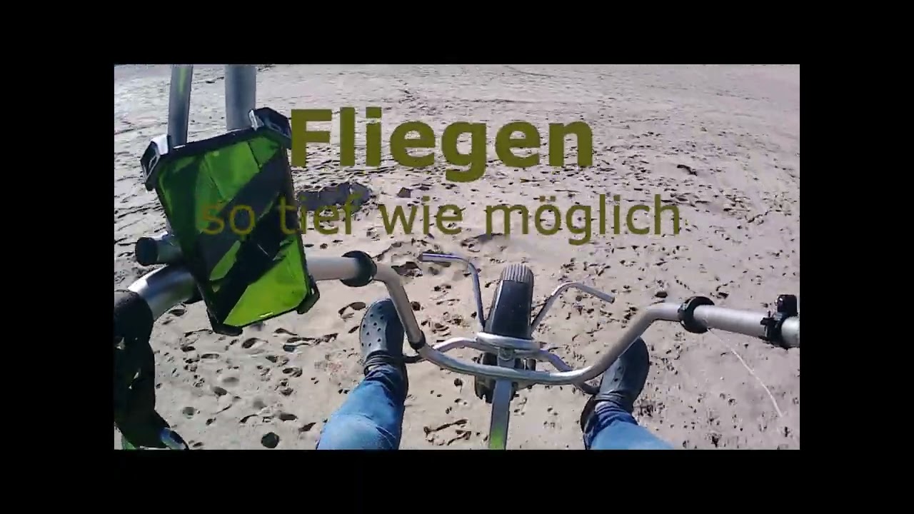 Strandfliegen - mal hoch, mal tief.