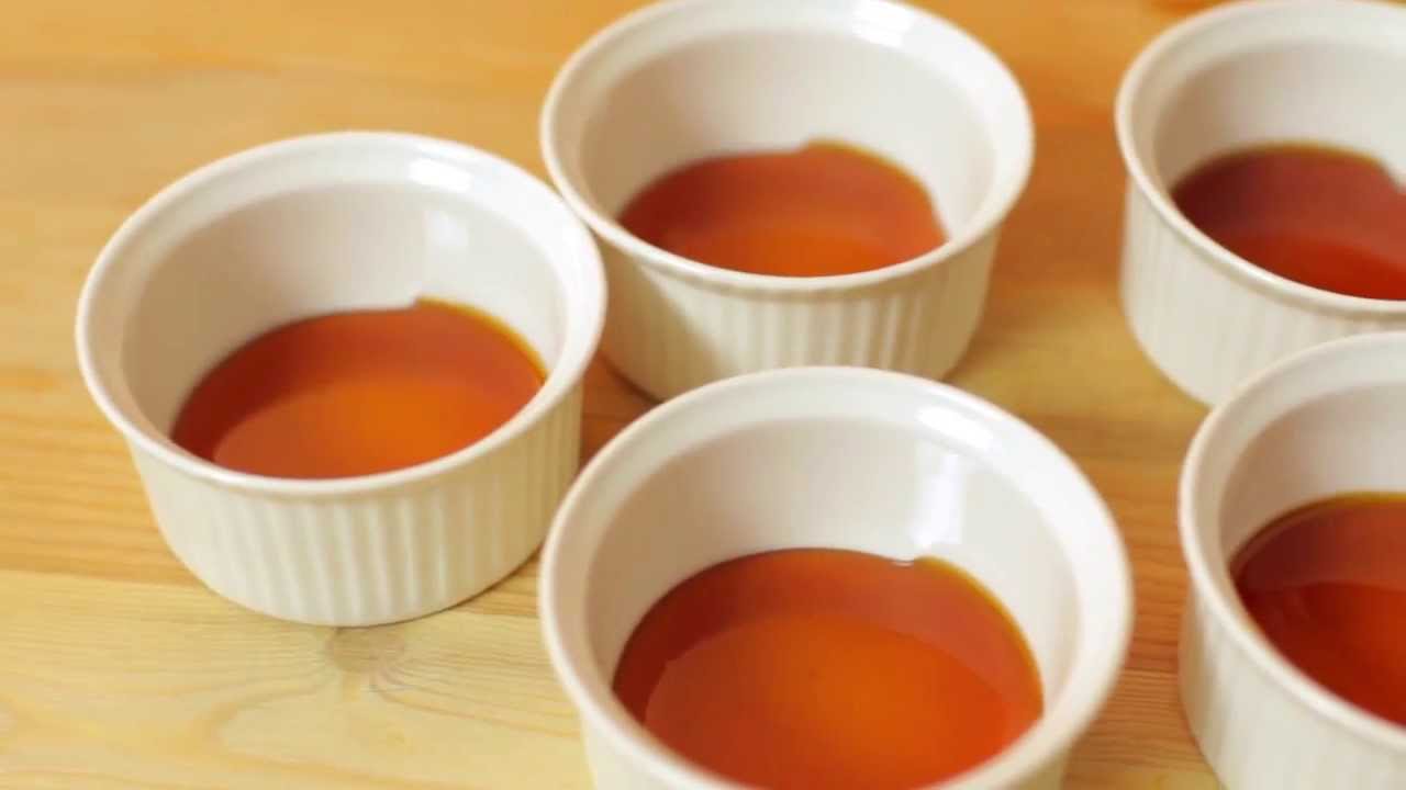 Spanyol karamell flan (Crème Caramel)