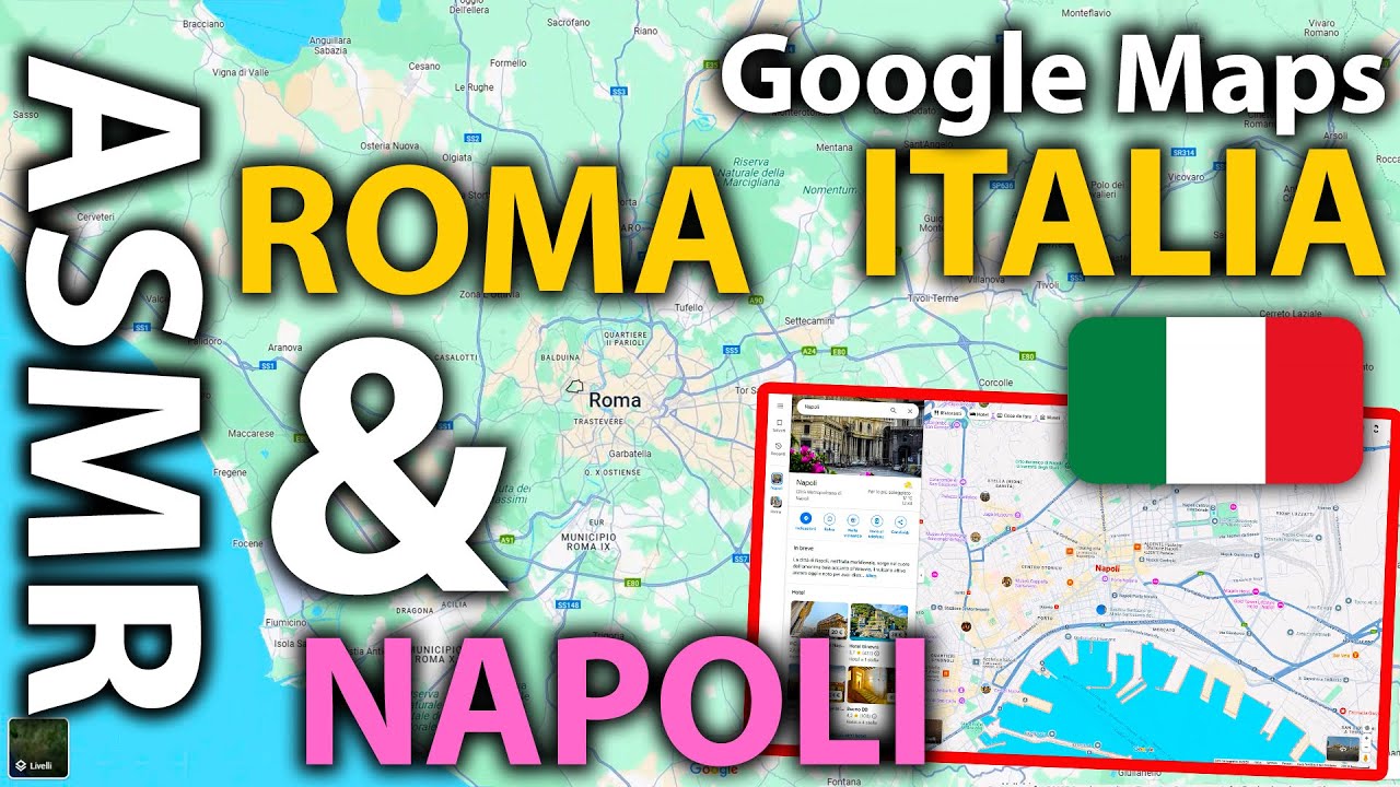 ASMR Viaggio Virtuale a Roma e Napoli 🌎🎧 | Suoni Rilassanti per Dormire (ITA ASMR)