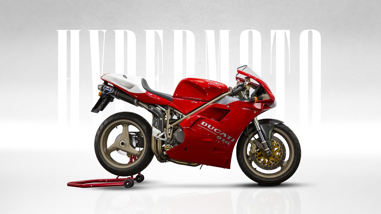 DUCATI 916 SPS - Moto da Collezione - Vista a 360&deg; - Moto Argento