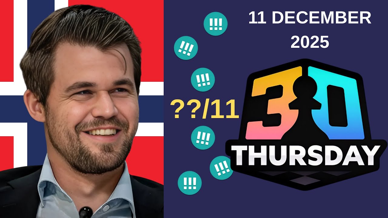🔴 Magnus Carlsen | First 3+0 Thursday | Chess.com | 11 December 2025