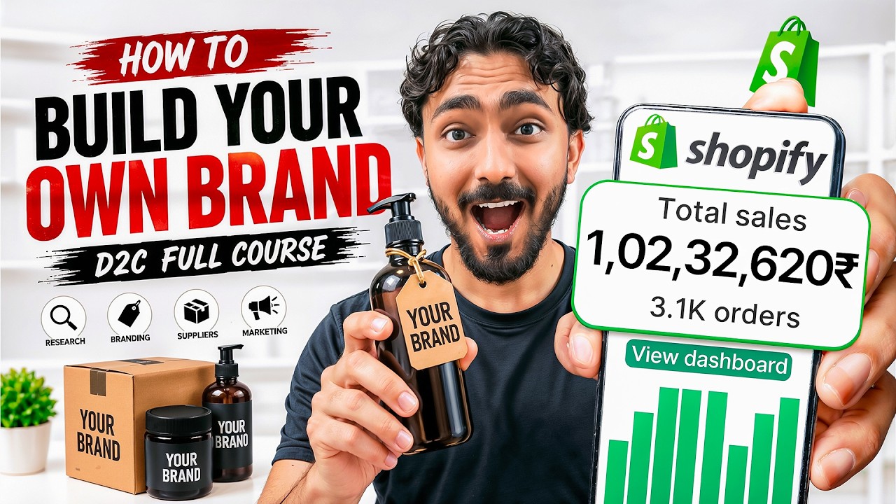 Branded Dropshipping Course (2026) for Beginners | Start a D2C Brand