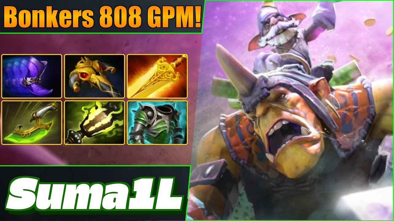 Suma1L Alchemist Mid ⚡ Legendary 808 GPM! Dota 2 DotaPulse Highlights