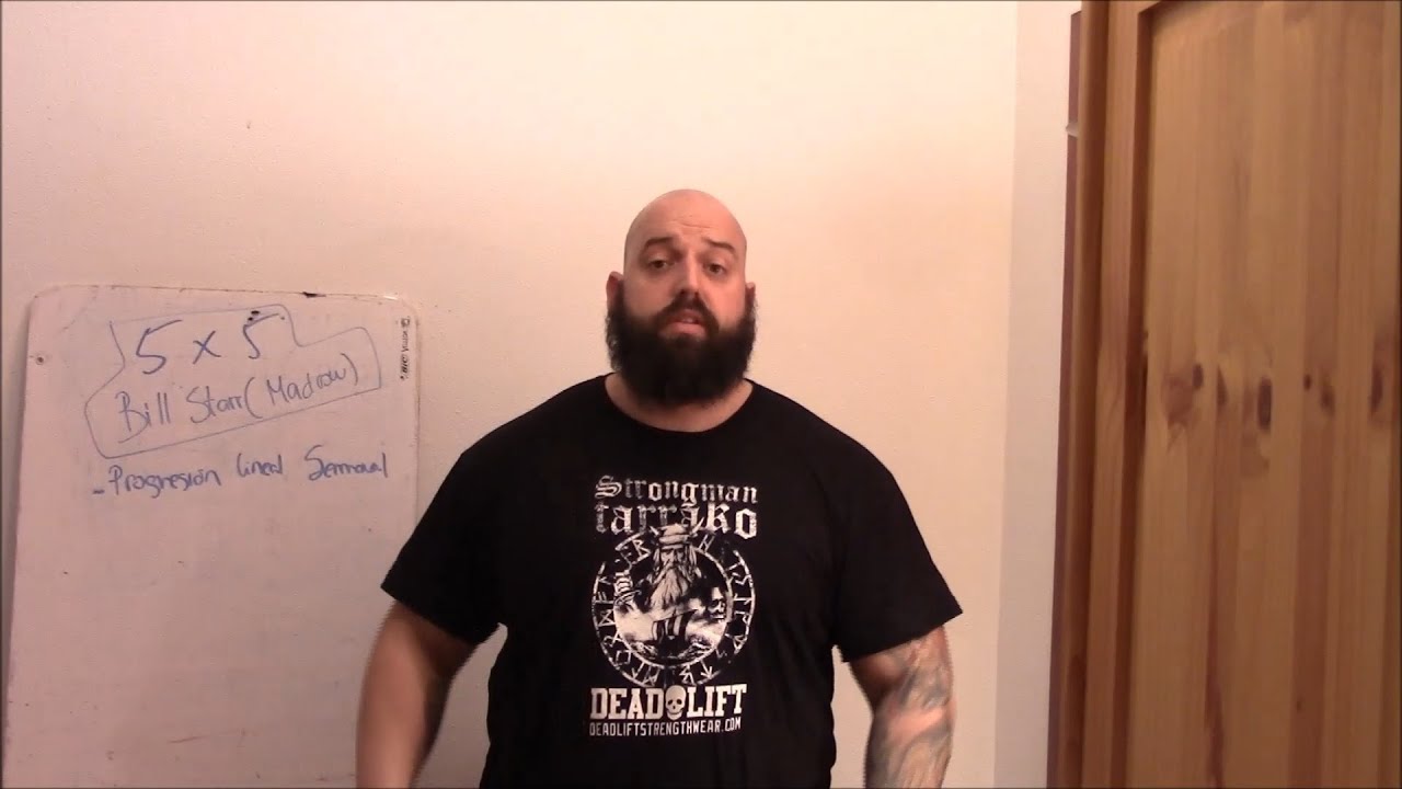 Entreno 5x5 de Bill Starr