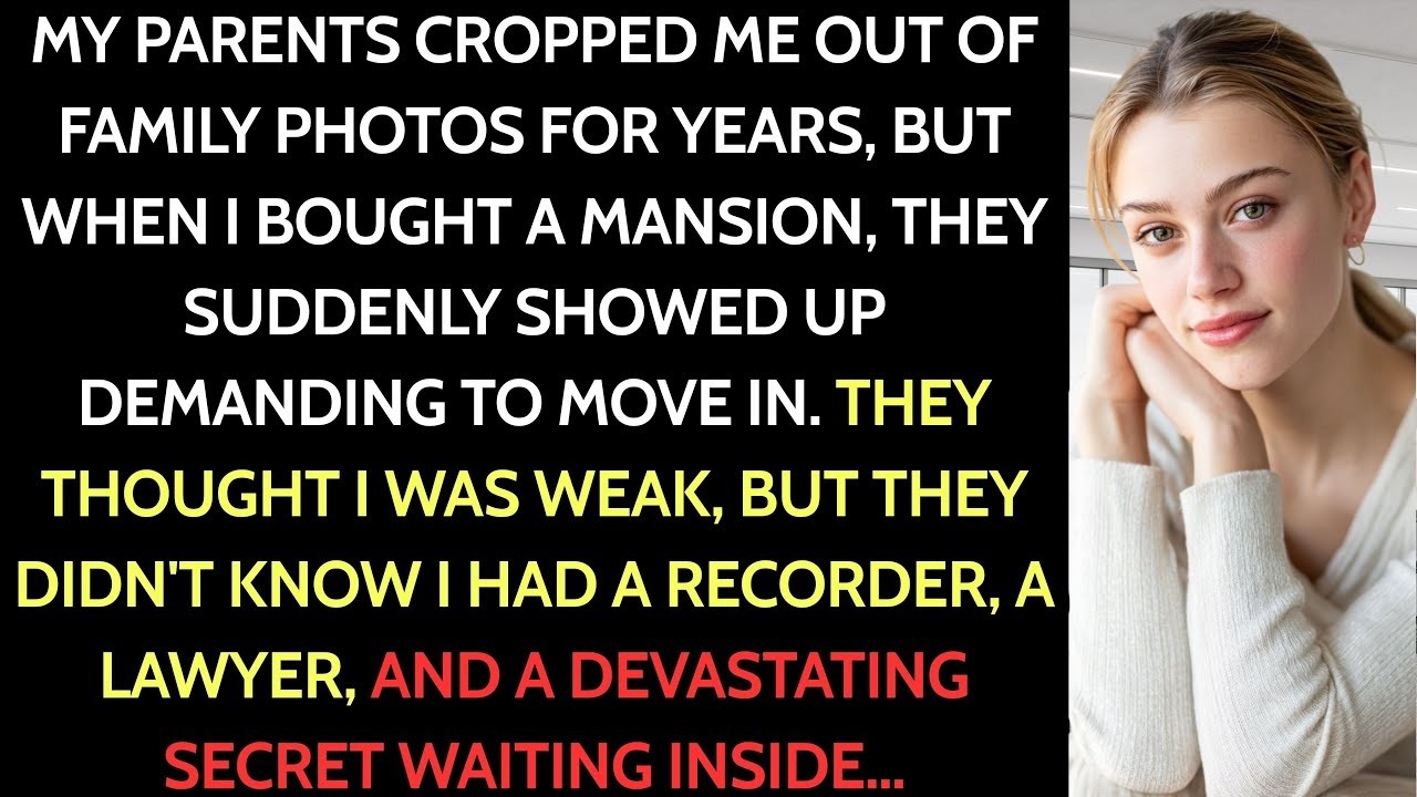 My parents treated me like I didn’t exist, but the day I bought a mansion, they showed up and…