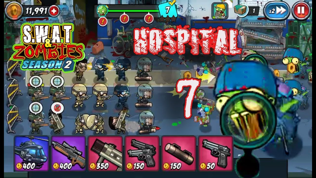 Hospital Stage 7 - Swat And Zombies Season 2 Vs Doctor Zombie
