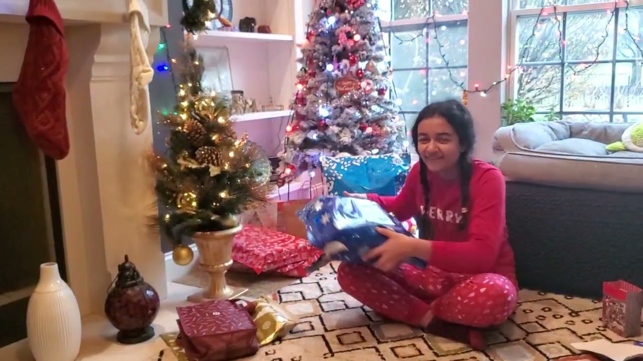 Christmas gift opening #Christmas #family