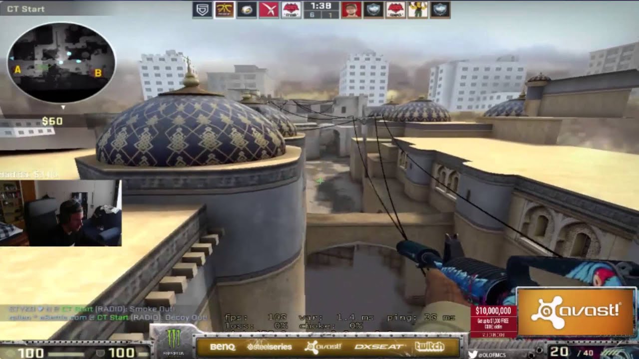 CS:GO - Funny Glitch On Olofmeister's Stream Leaves Him Confused